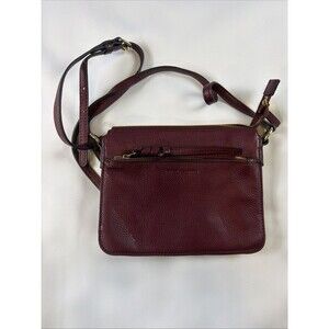 Vince Camuto Eris Leather Crossbody Bag Ribbon Red Small Designer Purse